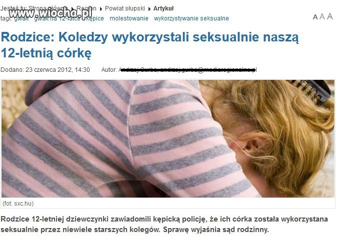 Wykorzystywanie seksualne przez starszych kolegów