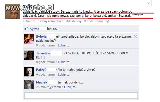 Takie posty wrzucać publicznie na facebooka?