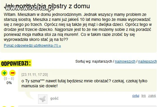 Wpadka siostry...