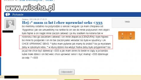 Mam 11 lat... 