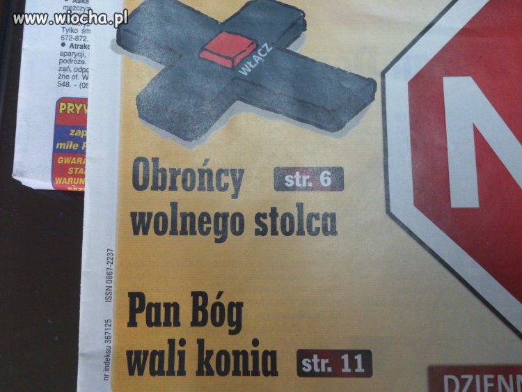Gazeta w sklepie.