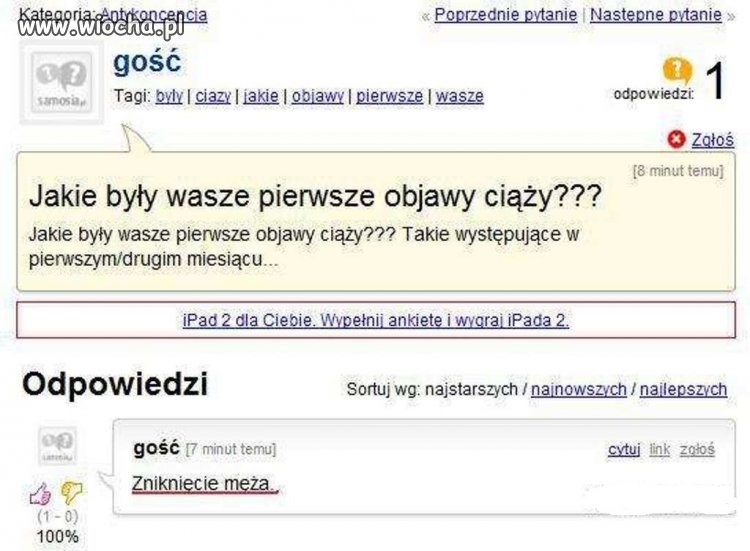 Z serii ... i Objawy ciąży...