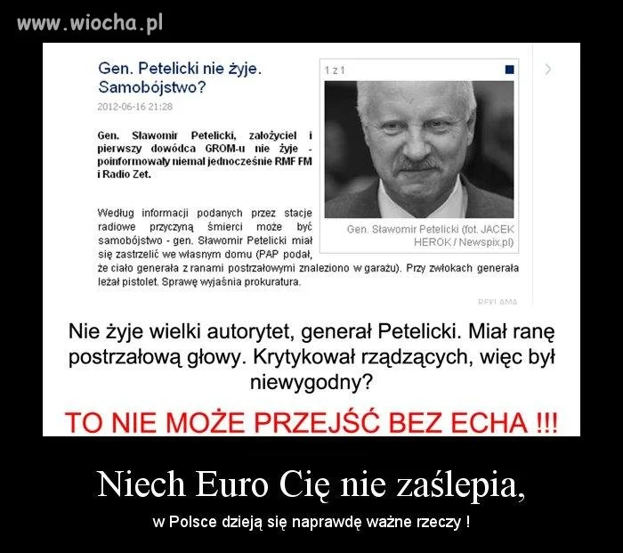 Kolejne samobójstwo?