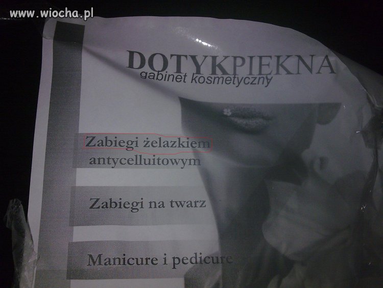 Zabiegi żelazkiem 