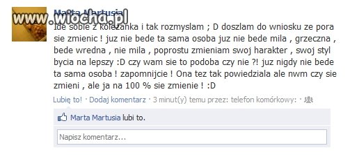 Zła Martusia.
