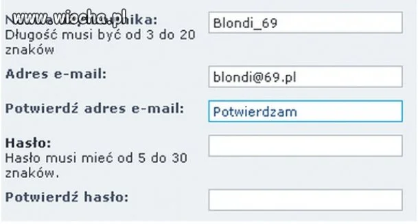 Widać że blondynka to pisała ...