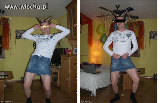 Troche jak striptizer, troche jak Travolta.