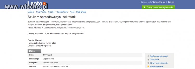 Oferta pracy