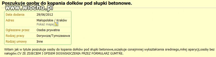 Osoby do kopania dołków