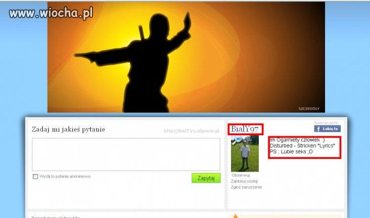 14 lat i lubi Seks jak to napisał Wiocha Na Maxa