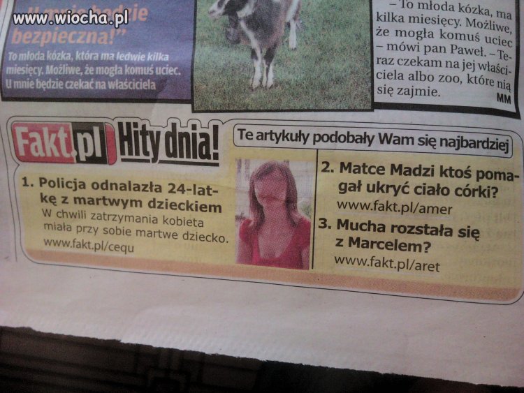 A wam który artykuł się podobał najbardziej ? 