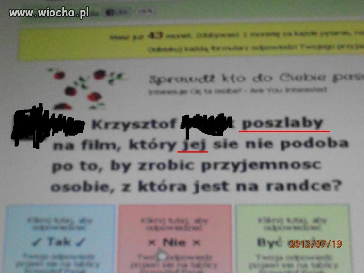 Ładnie Facebook przekręcił chłopaka na dziewczynę.