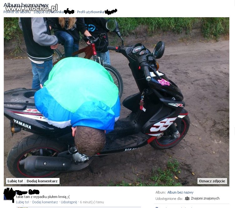 "Takie tam z wypadku...