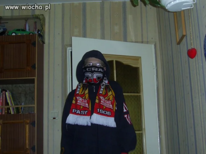 Prawdziwy hooligan z niego..