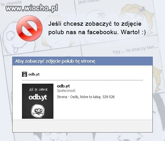 Wymuszanie lajków...