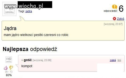 Problem z jądrami