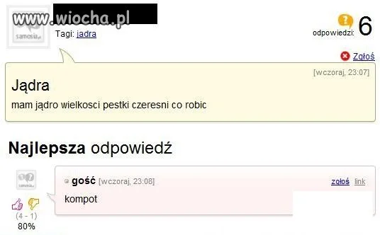 Problem z jądrami