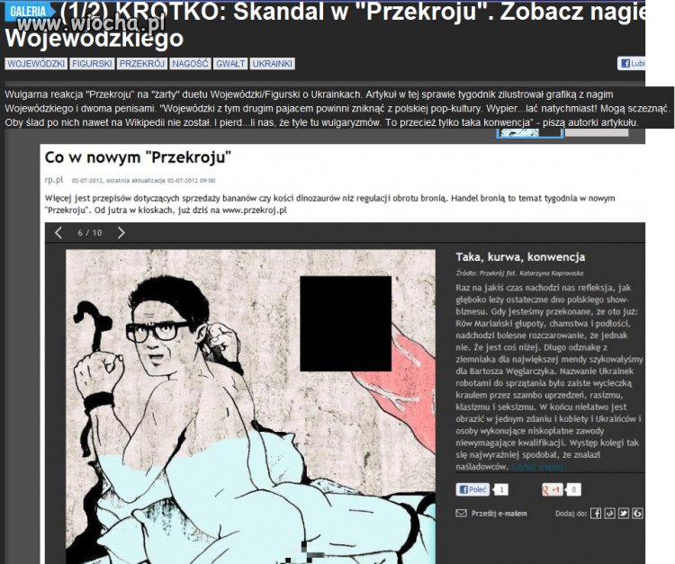 Skandal w przekroju!