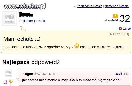 Dziecko chce mieć mokro ?