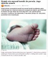 Ksiądz nie wezwał karetki do własnego dziecka 