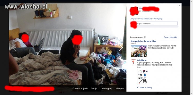 Jak można dodać zdjęcie z takim syfem w pokoju?!