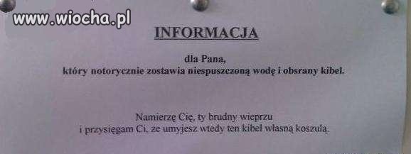 Wku*wiona sprzątaczka
