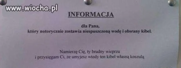 Wku*wiona sprzątaczka