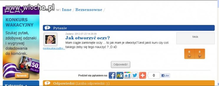 Haha szczyt głupoty takie pytanie zadawać
