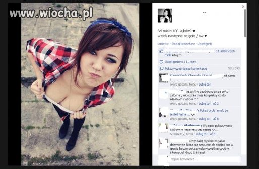 Zamiast mózgu to cycki lasce urosły