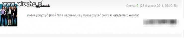 Ktoś nie grzeszy inteligencją