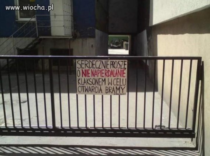 Specjalnie będę  trąbił teraz  i nie tylko ja