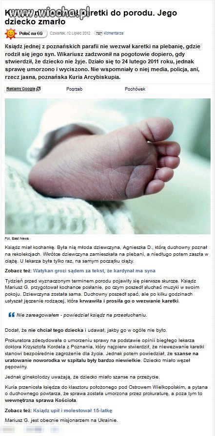 Kolejny ksiądz z powołania. 