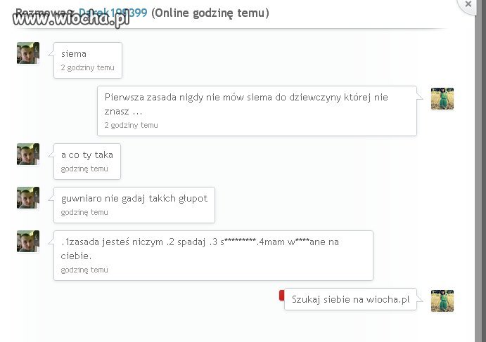 Szacunek do kobiet pierwsza klasa ...