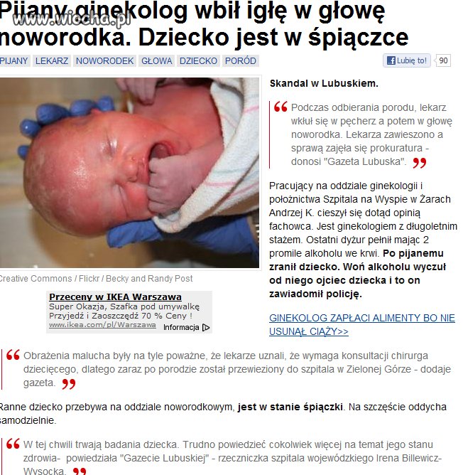Pijany lekarz z 2-promilami we krwi...