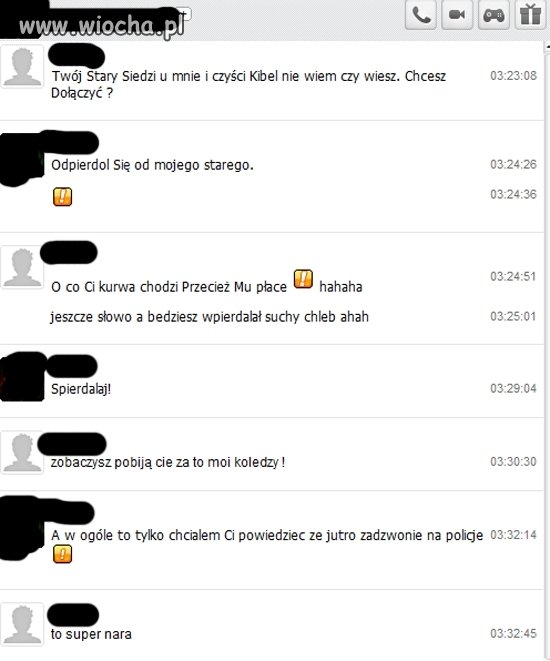 Czy to nie wiocha wyśmiewać losy ojca