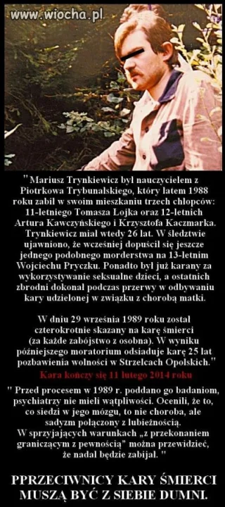 Niedługo na wolności.