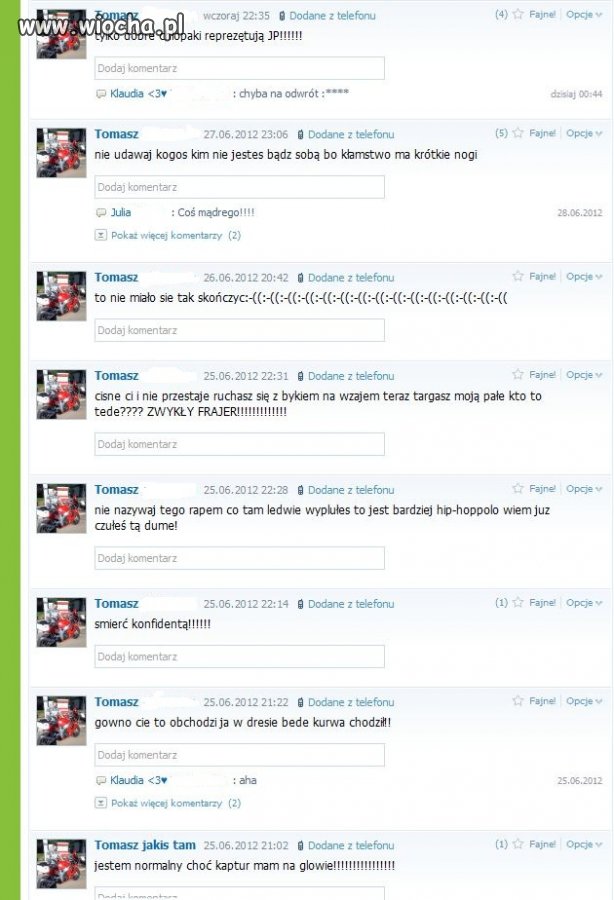 Tomasz i jego mądrości życiowe