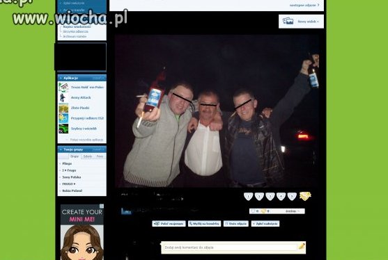 Nie  ma to jak szpan na tanie wino i kolegów