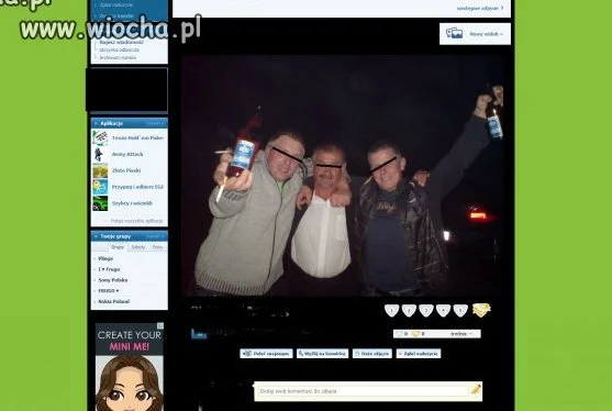 Nie  ma to jak szpan na tanie wino i kolegów