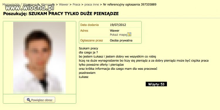 Powodzenia, Łukaszu...