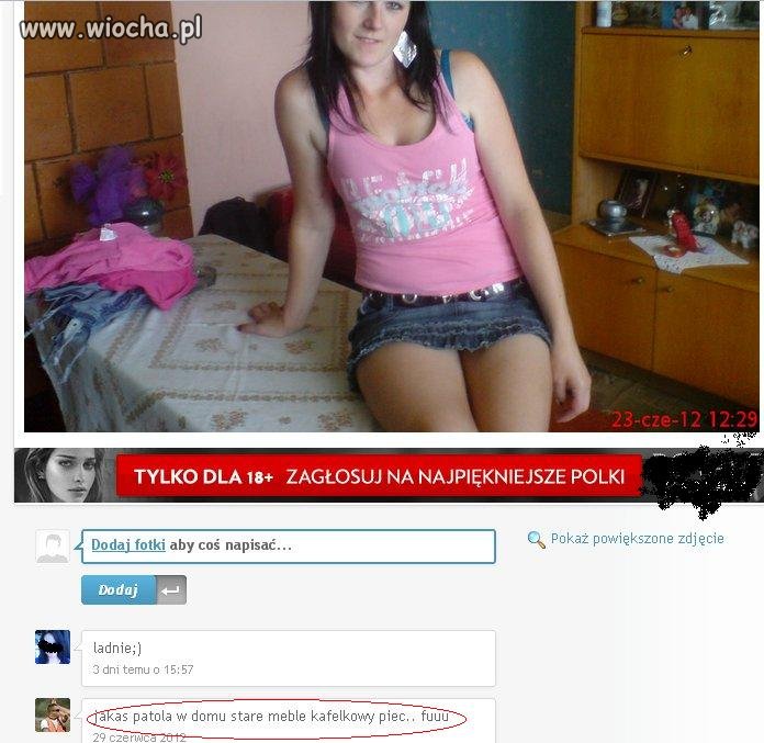 Komentarz dla dziuni z fotki.