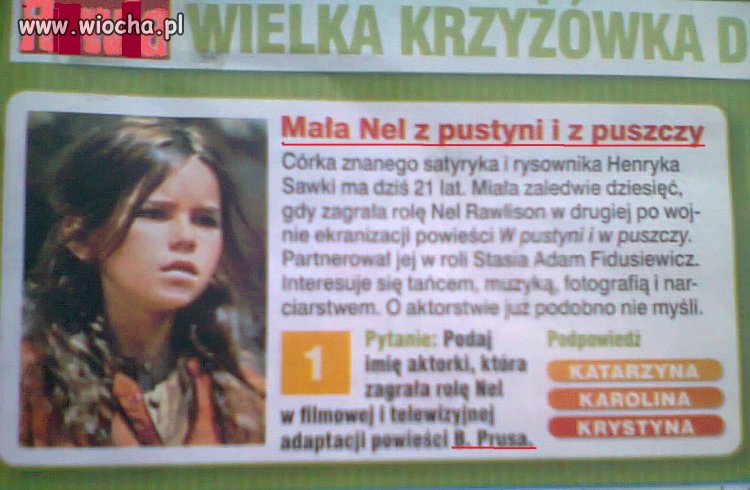 "W pustyni i w puszczy" Bolesław Prus ?? -R*w*a
