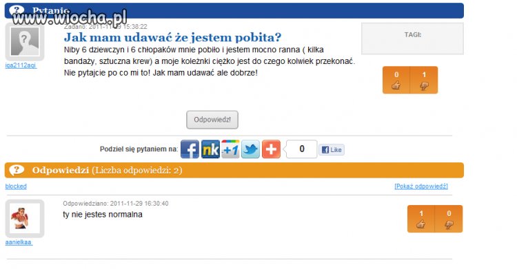 Jak mam udawać że jestem pobita ? 