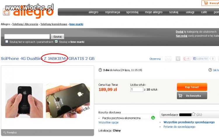 Z "JABKIEM", powiadasz?