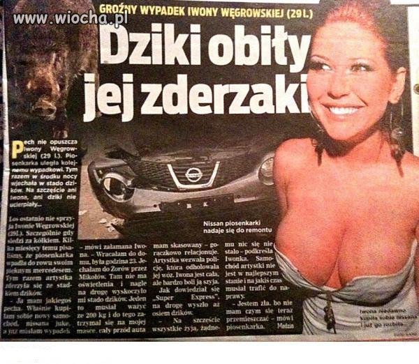 Jakoś nie wygląda aby miała mieć obite zderzaki