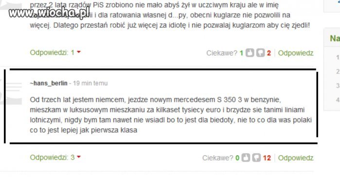 Od trzech lat jestem niemcem !!!