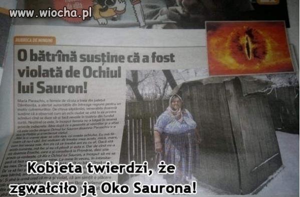 Zgwałcona przez Oko Saurona