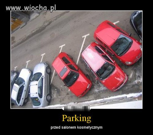 Parking - Przed salonem kosmetycznym