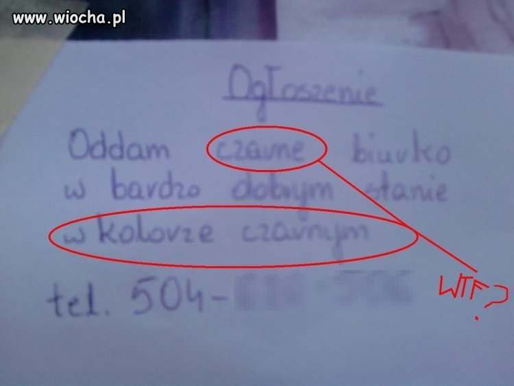 Czarne biurko.. Tak w kolorze czarnym 