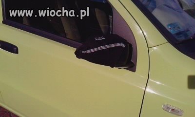 Słyszałam o flagach na lusterka..